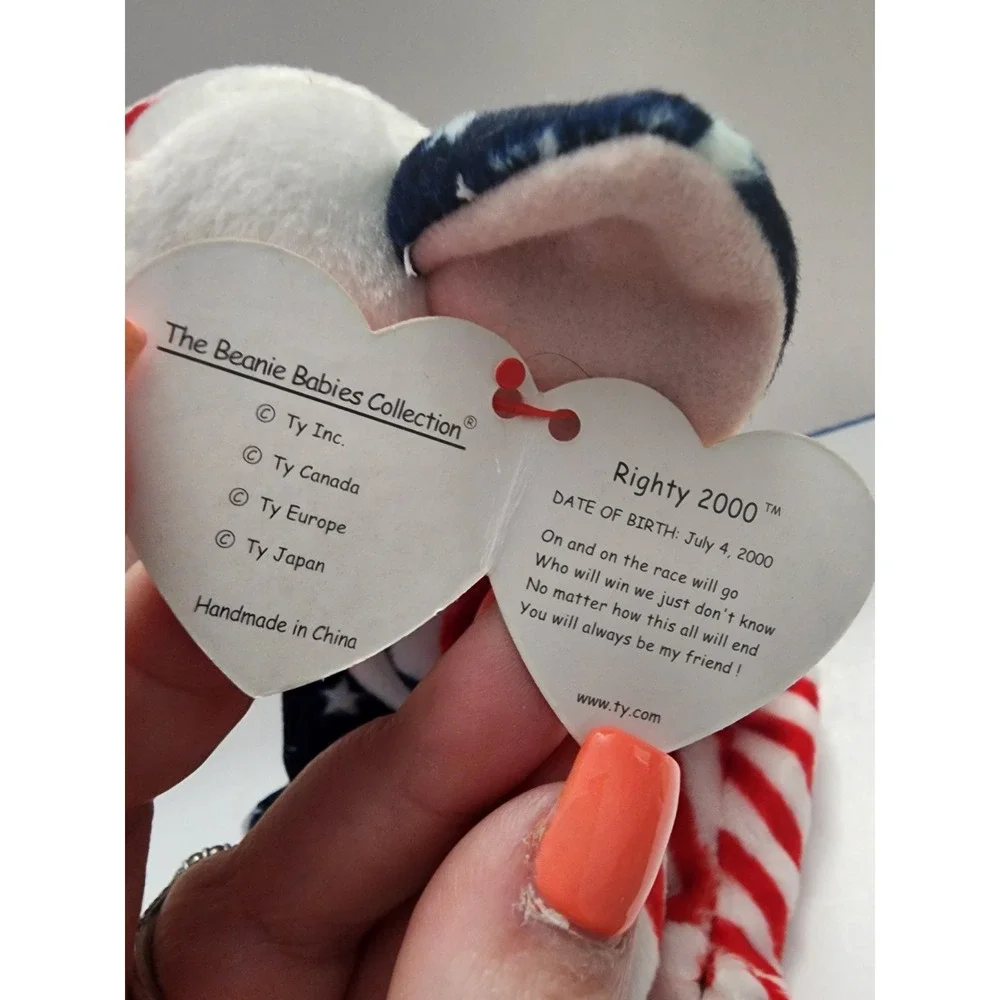 Ty Beanie Babies Righty The Elephant 2000‎
